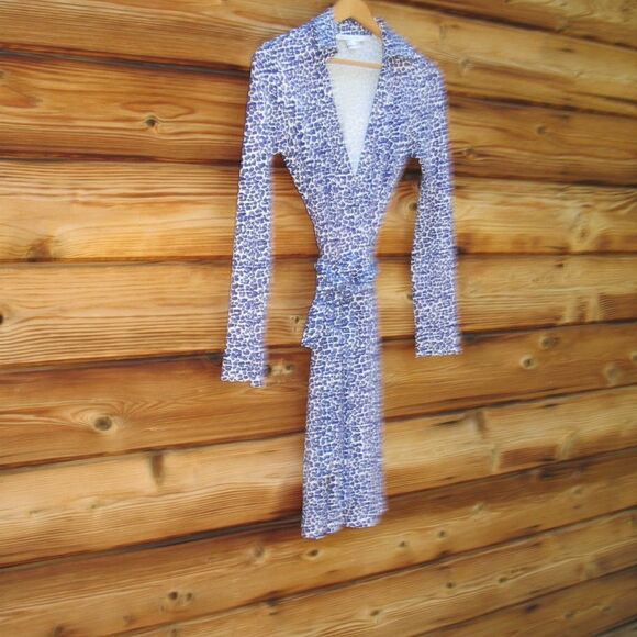 Diane Von Furstenberg DVF Jeanne Full Wrap Dress - Picture 3 of 7